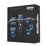 Набор подарочный, Gillette (Жиллет) Фьюжн Проглайд стайлер с 1 сменной кассетой Пауэр + 3 насадки для моделирования бороды и усов + 2 сменные кассеты для бритья Фьюжн