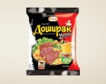 Лапша быстрого приготовления, Доширак 80 г Ямми со вкусом говядины