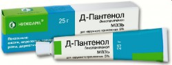 Д-Пантенол, мазь д/наружн. прим. 5% 25 г №1